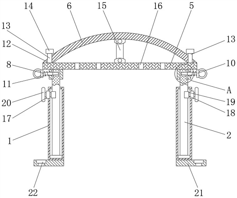 Spliced steel structure vestibule