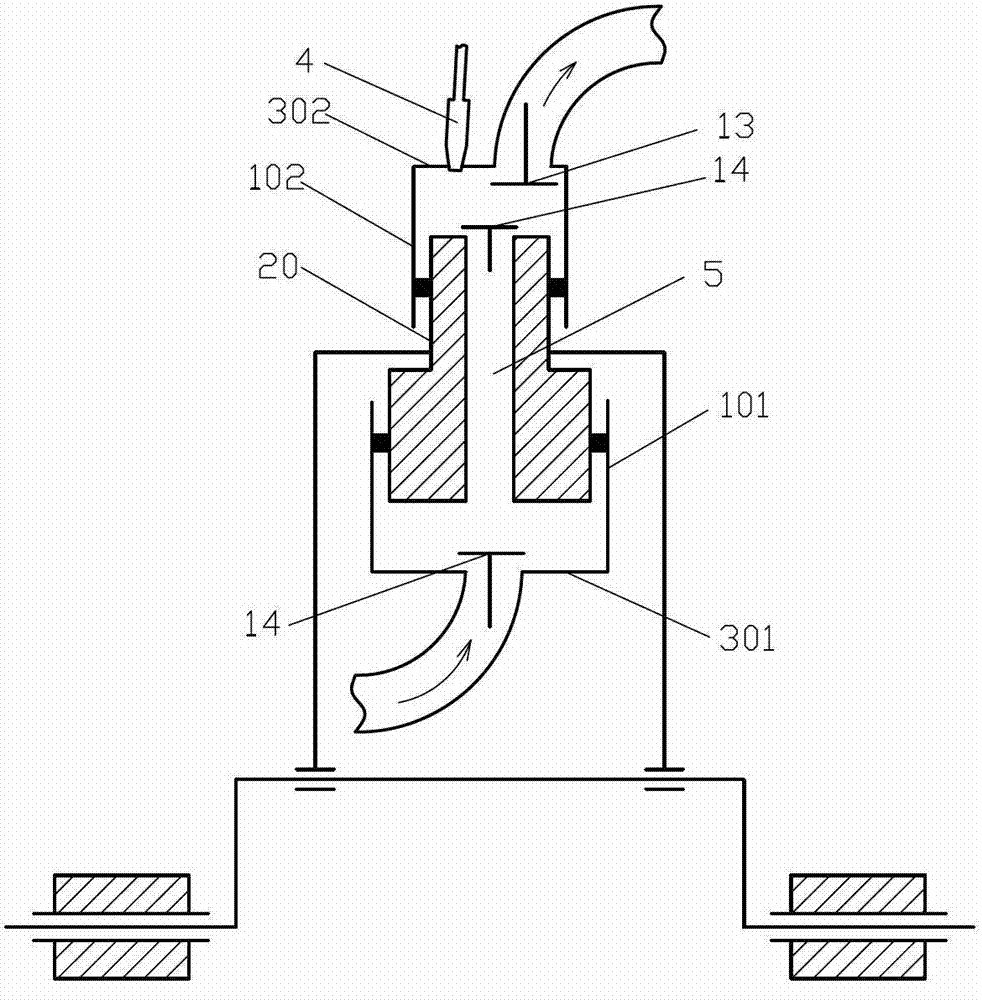 Piston channel engine