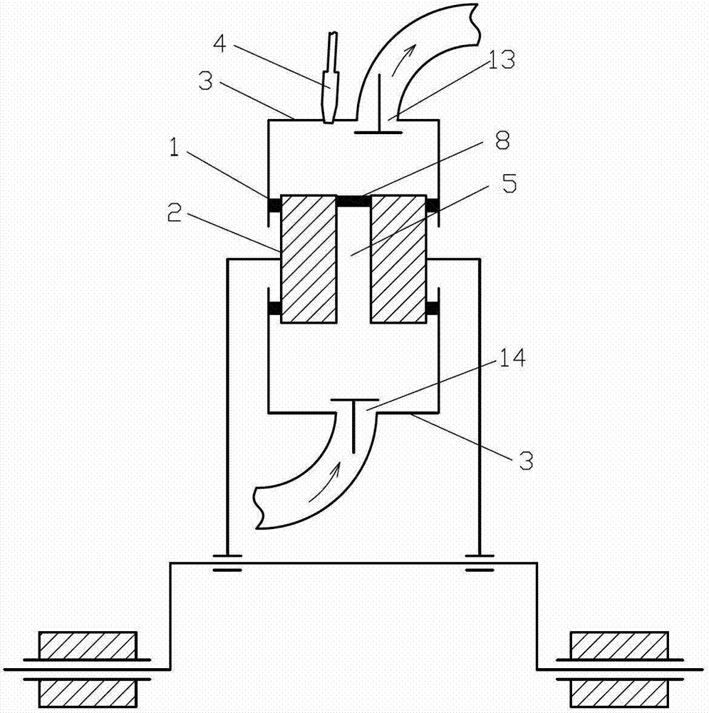 Piston channel engine