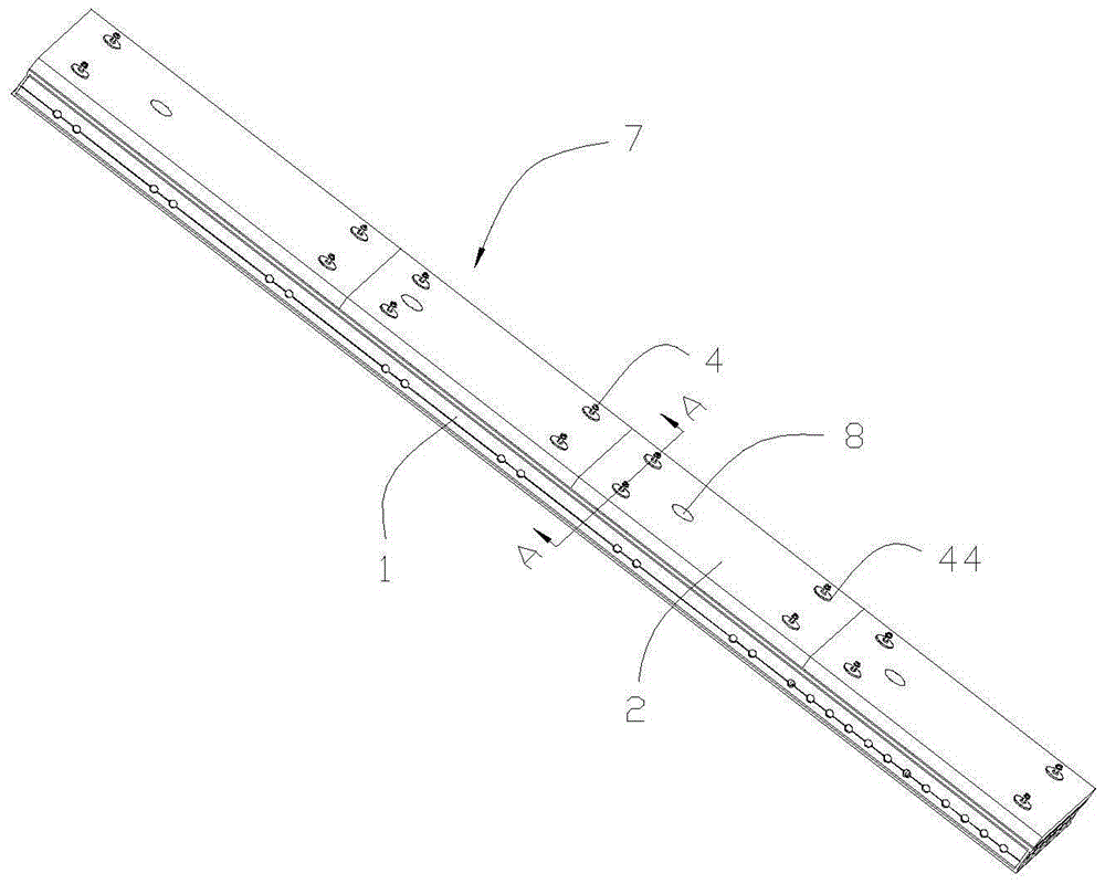 Aluminum alloy formwork device for external wall insulation