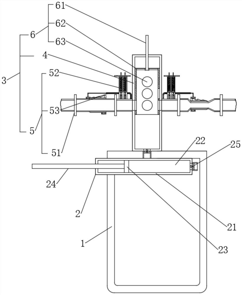 Multi-element gas mixing and proportioning device capable of regulating and controlling gas mixing proportion