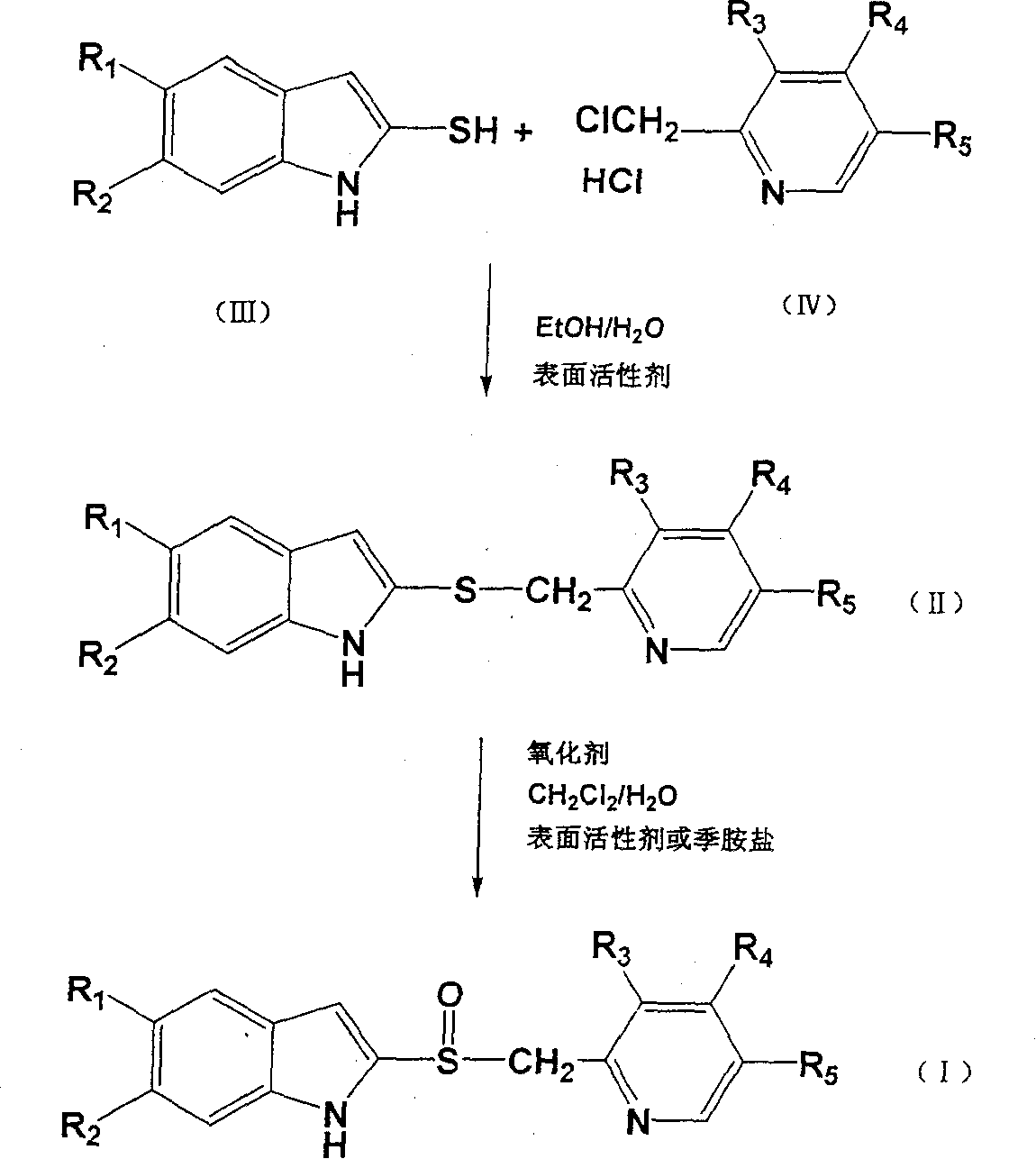 Improved preparation and separated purification method of benzimidazole type proton pump inhibitors and precursor thereof