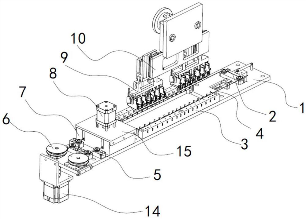 An automatic oiling device for the air outlet blade of an automobile air conditioner