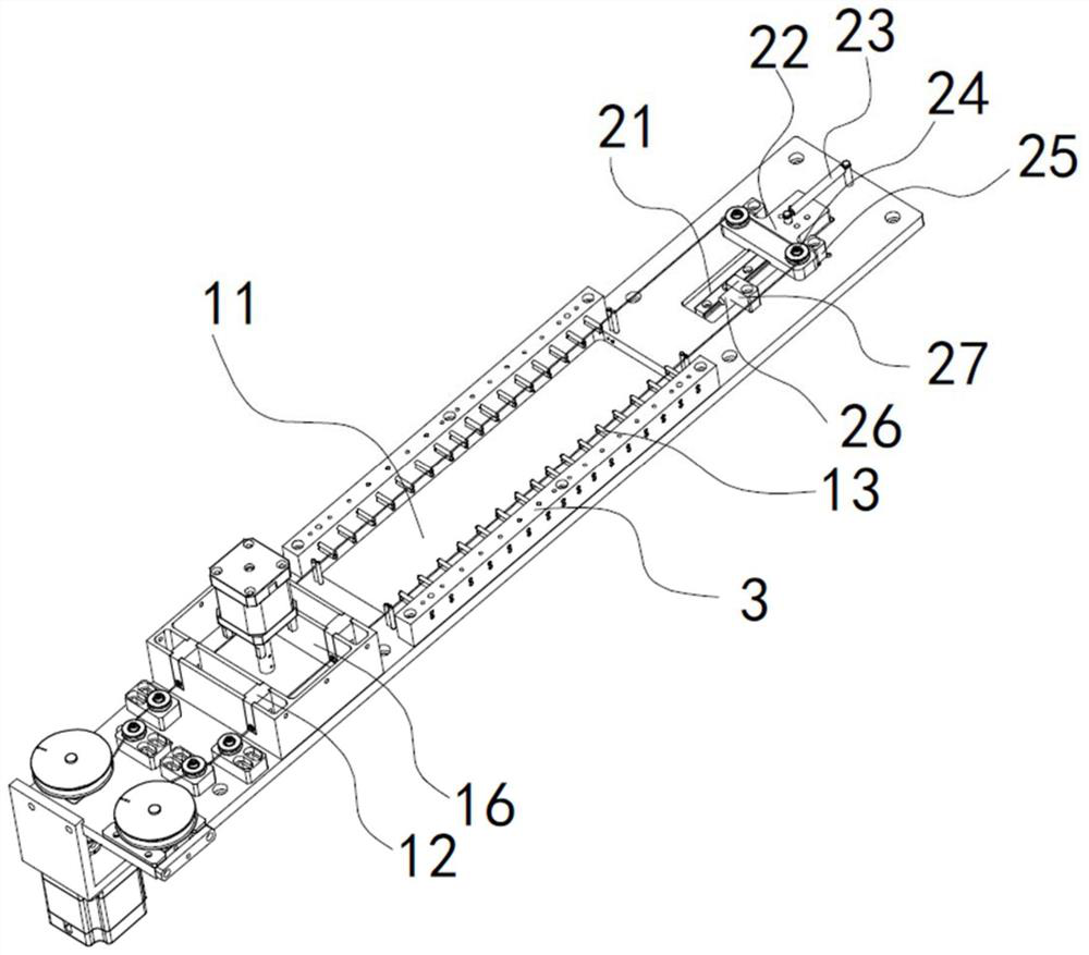 An automatic oiling device for the air outlet blade of an automobile air conditioner