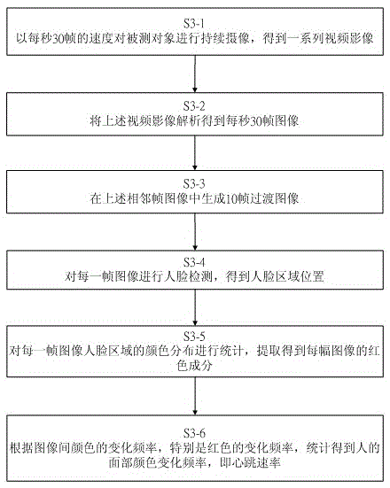 Method for measuring heart rate and respiratory frequency of human body