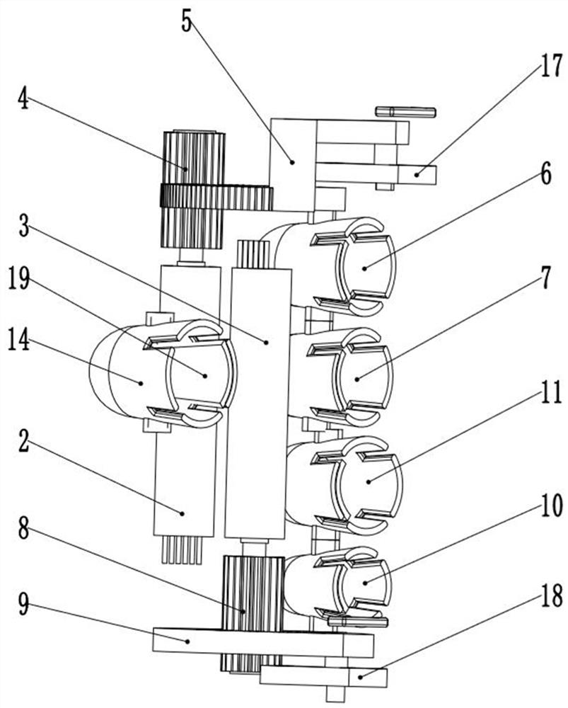 An exoskeleton finger rehabilitation training device