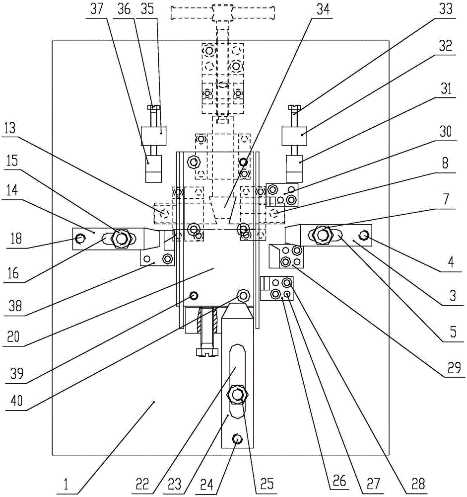 Datum transformation fixture and datum transformation method for guide blades