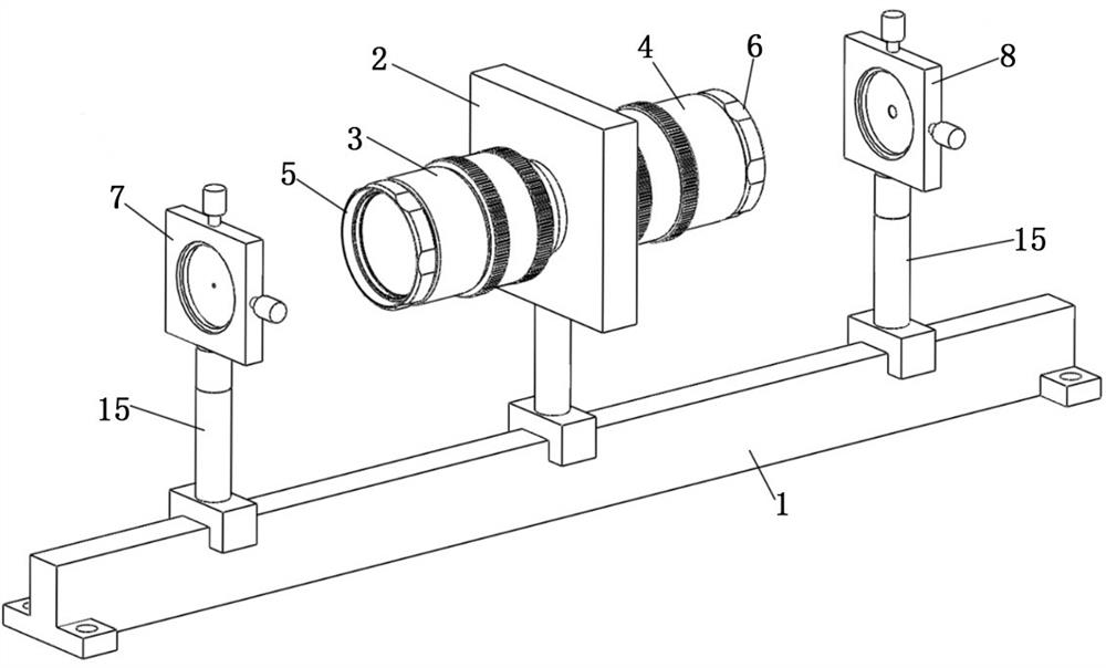 Laser ultrasonic metal composite plate thickness measuring device and method with light path alignment self-adjusting function