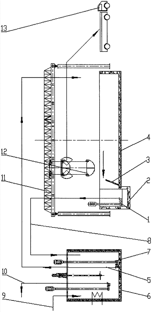 Technology for finely separating materials and sand in laminar flow