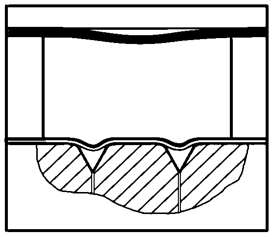 Precise micro-forming device and method thereof based on laser continuous stamping plasticine technology