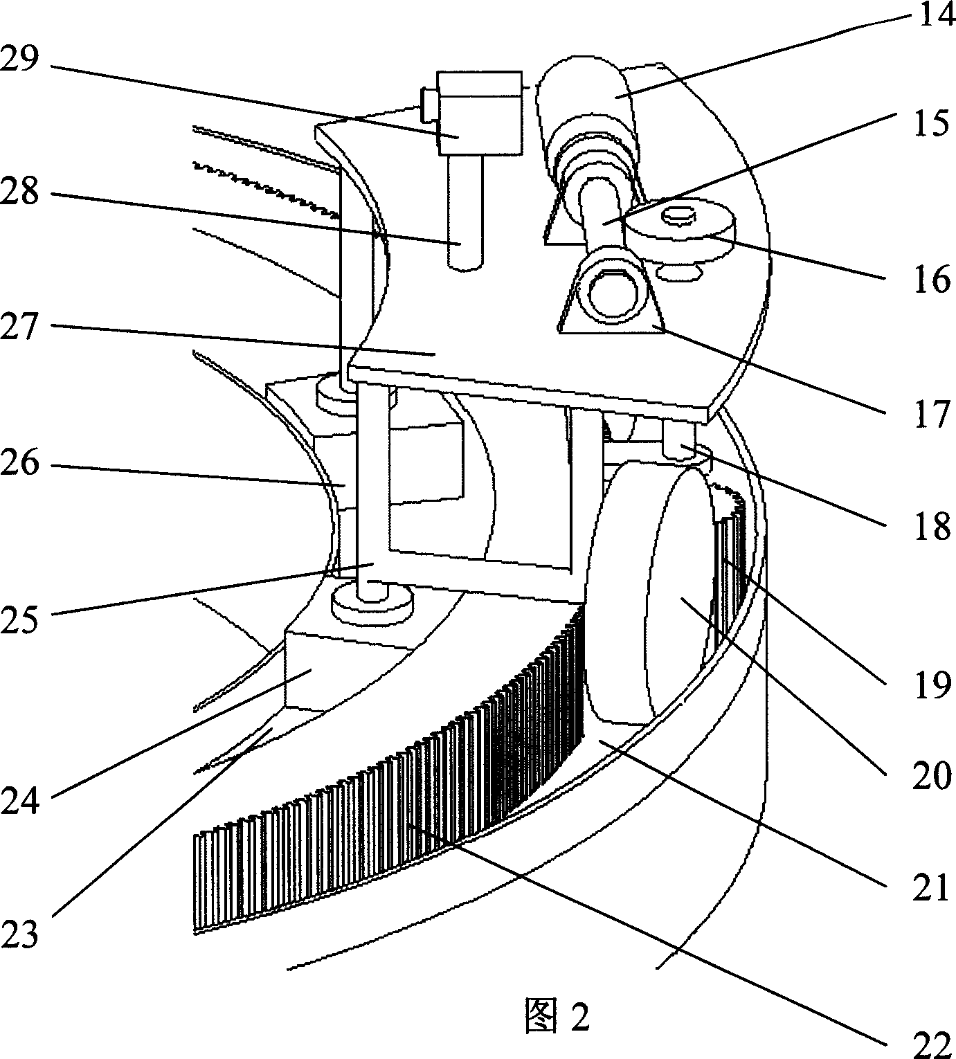 Binocular active vision monitor suitable for precision machining