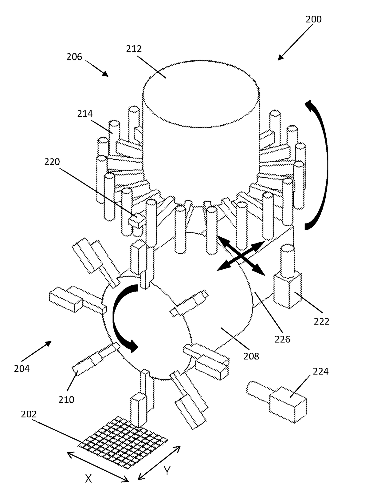 Apparatus and method for transferring electronic devices