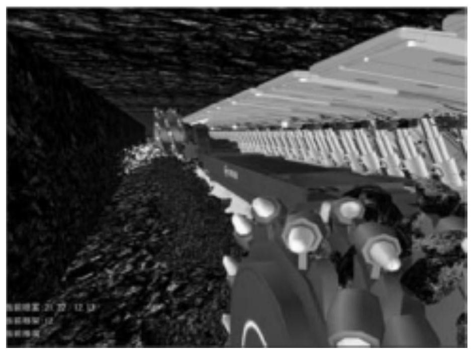 Simulation test system and simulation test method for fully mechanized coal mining face