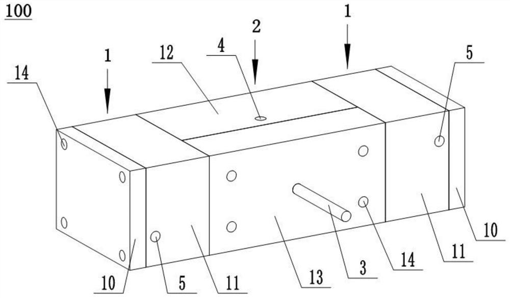 Ultrasonic enhanced reverse vortex flow and impinging stream reactor