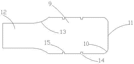 Anti-hand-cutting umbrella bone