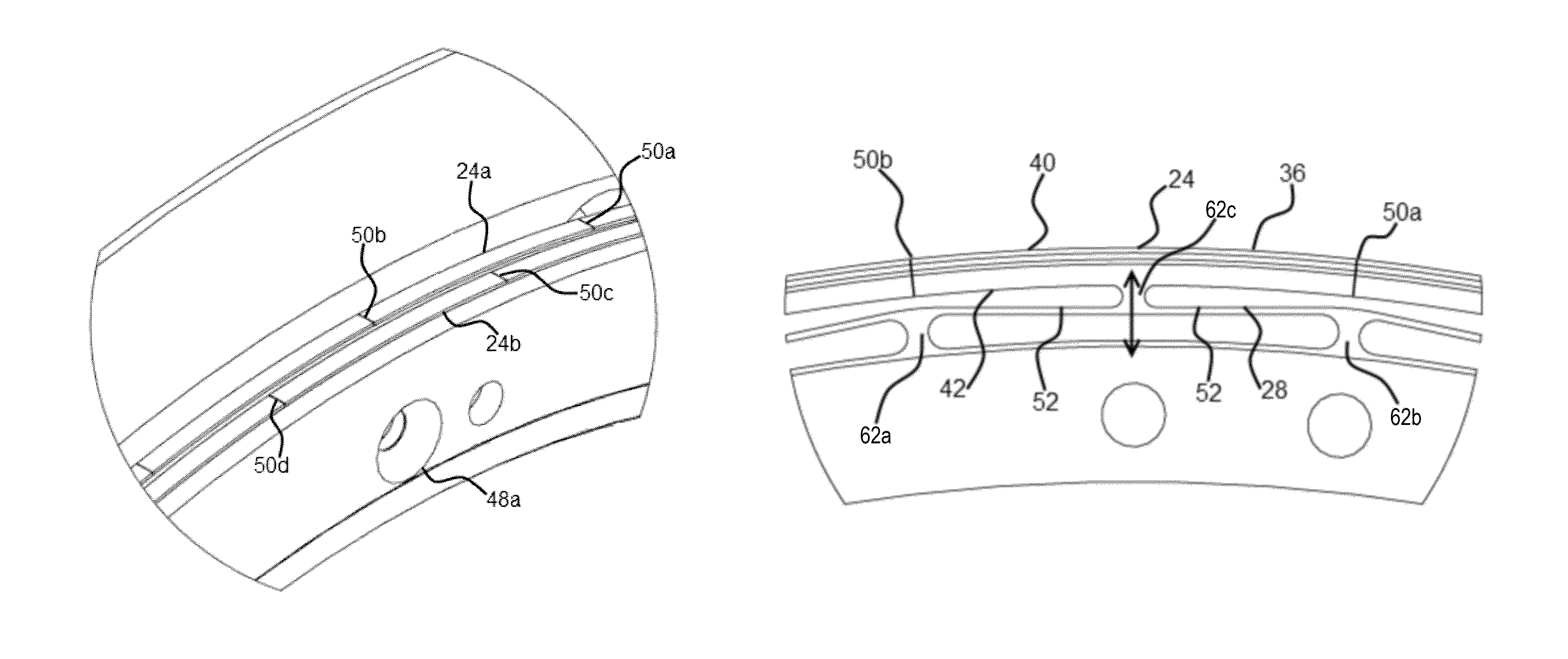 Hydrodynamic bore seal