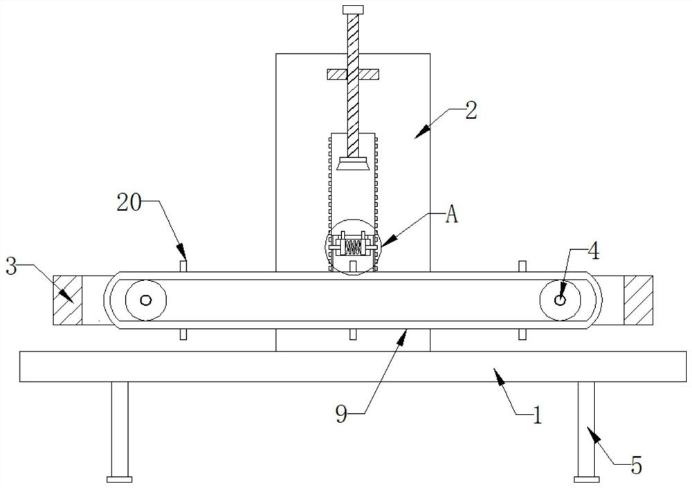 Automatic feeding device for aluminum alloy plate machining