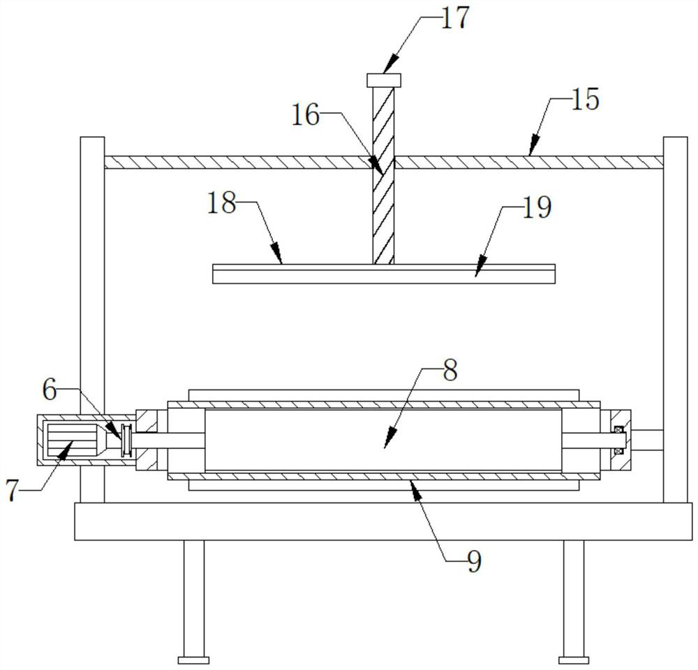 Automatic feeding device for aluminum alloy plate machining