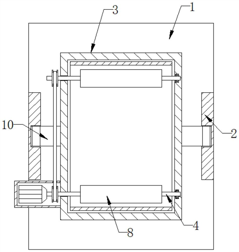 Automatic feeding device for aluminum alloy plate machining