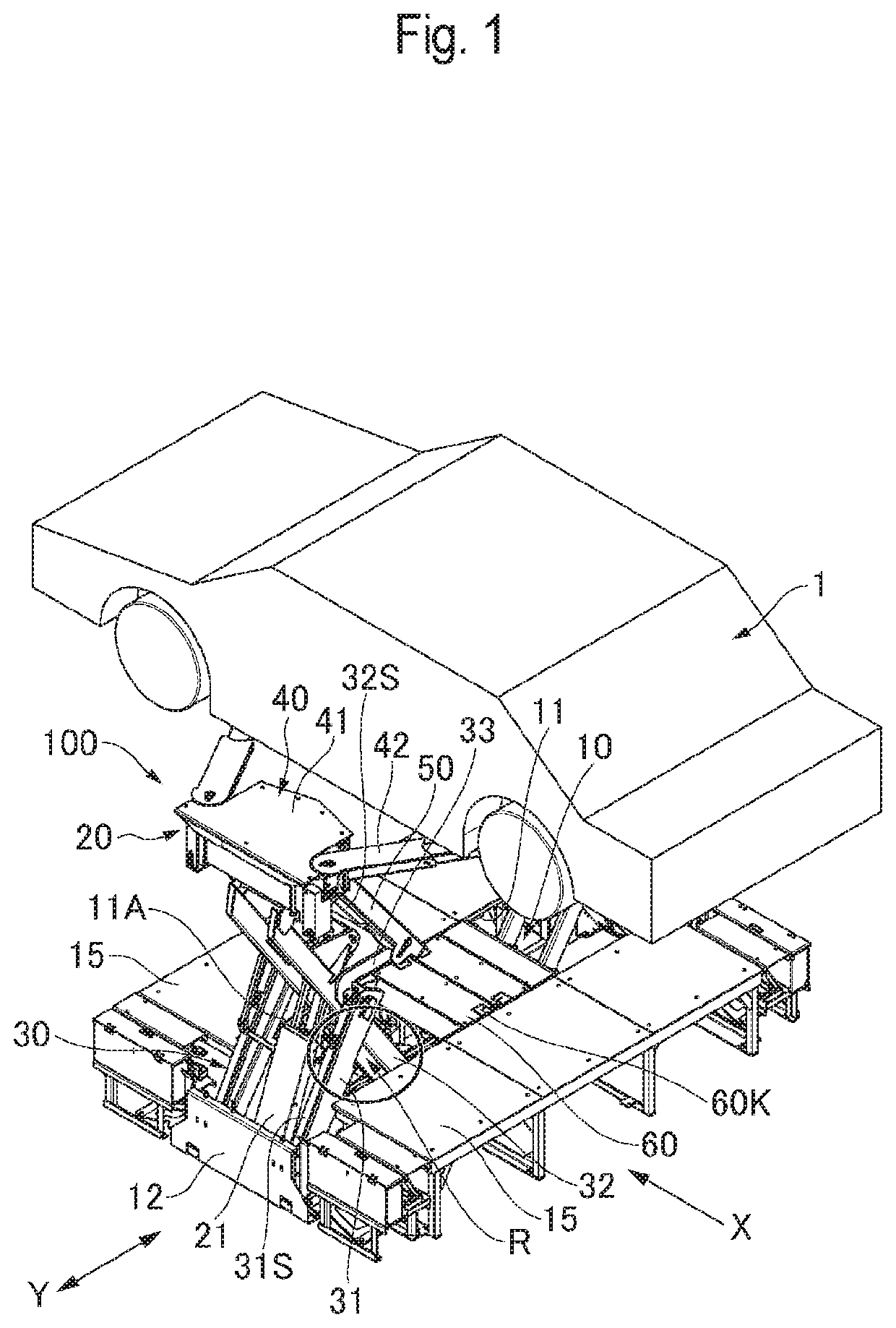 Vehicle lift device