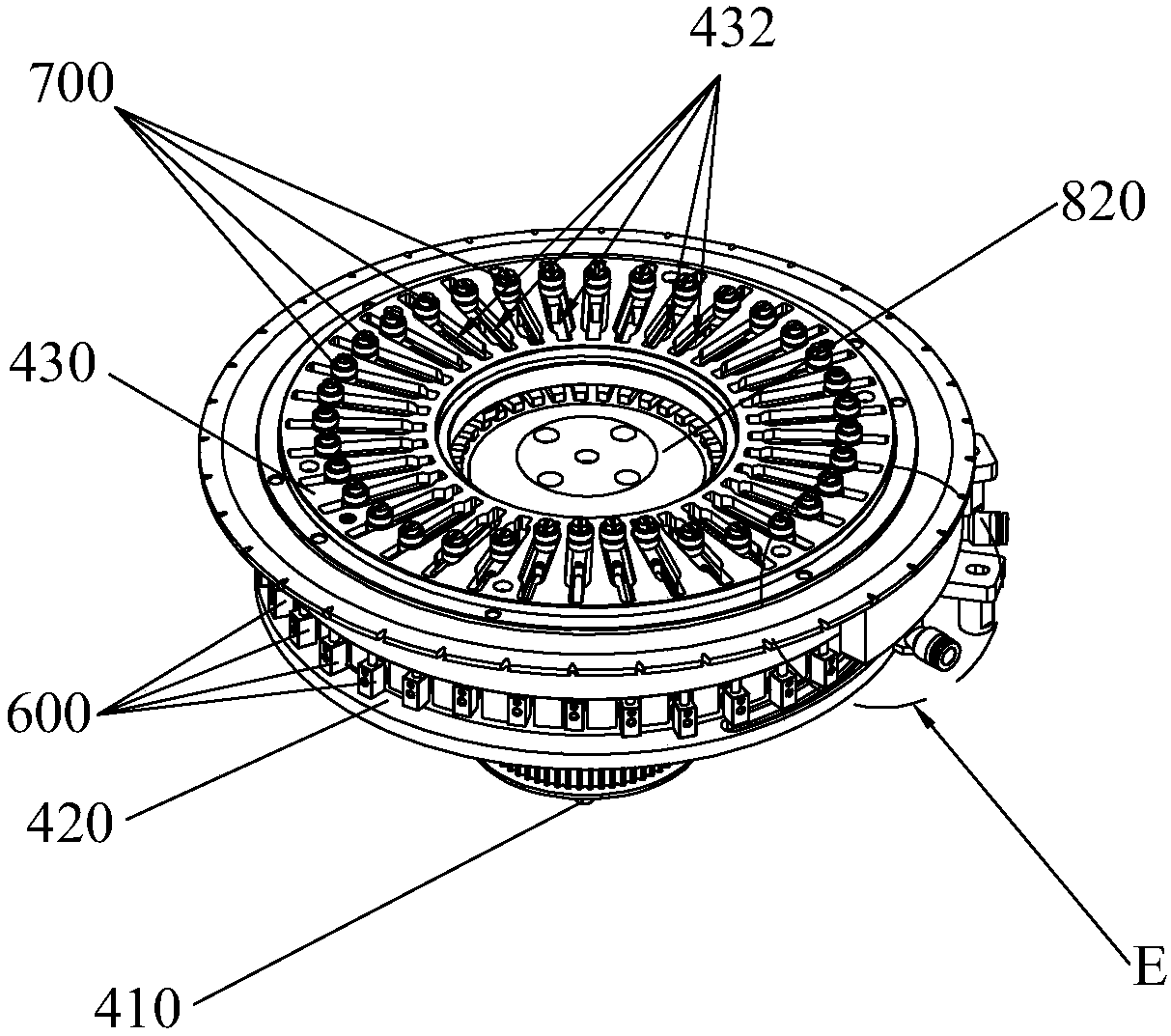 Spherical capsule high speed ejection feeding machine