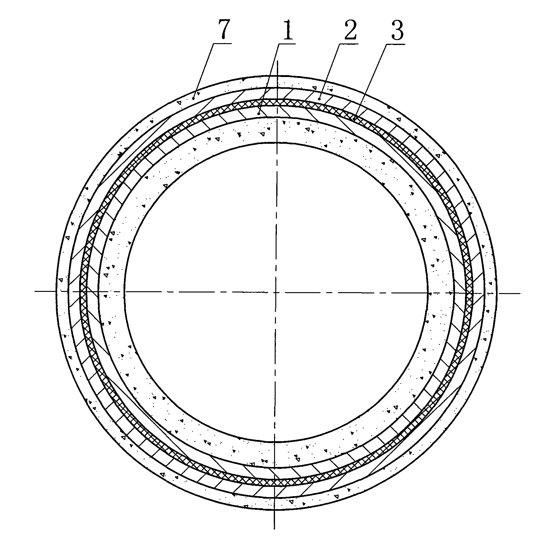 Leakproof seal type steel bell and spigot concrete pipe