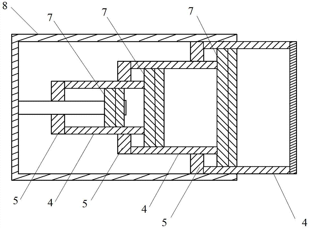 Three-level buffer suitable for achieving even buffering of each level