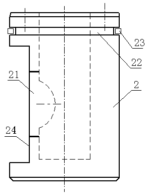 Repair method of flushing head or exhaust head of steel pipe hydraulic testing machine