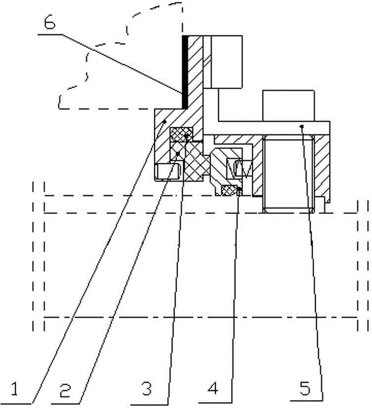 Water-saving mechanical seal device