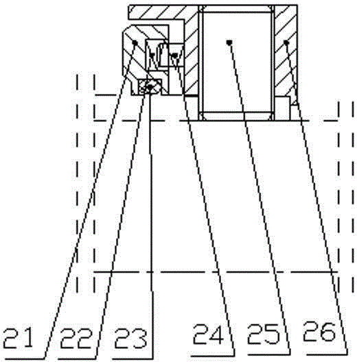 Water-saving mechanical seal device