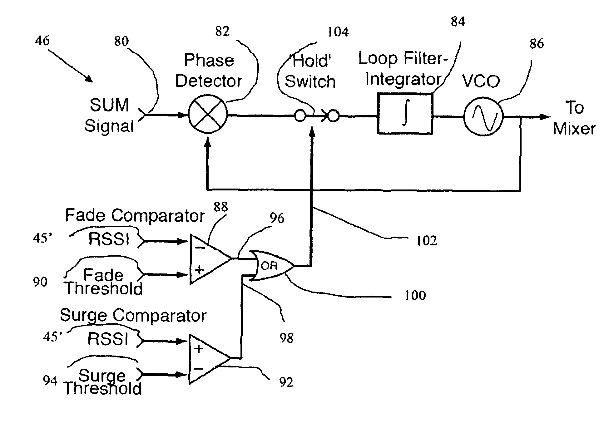 Method and system for controlling the position of a beam of light