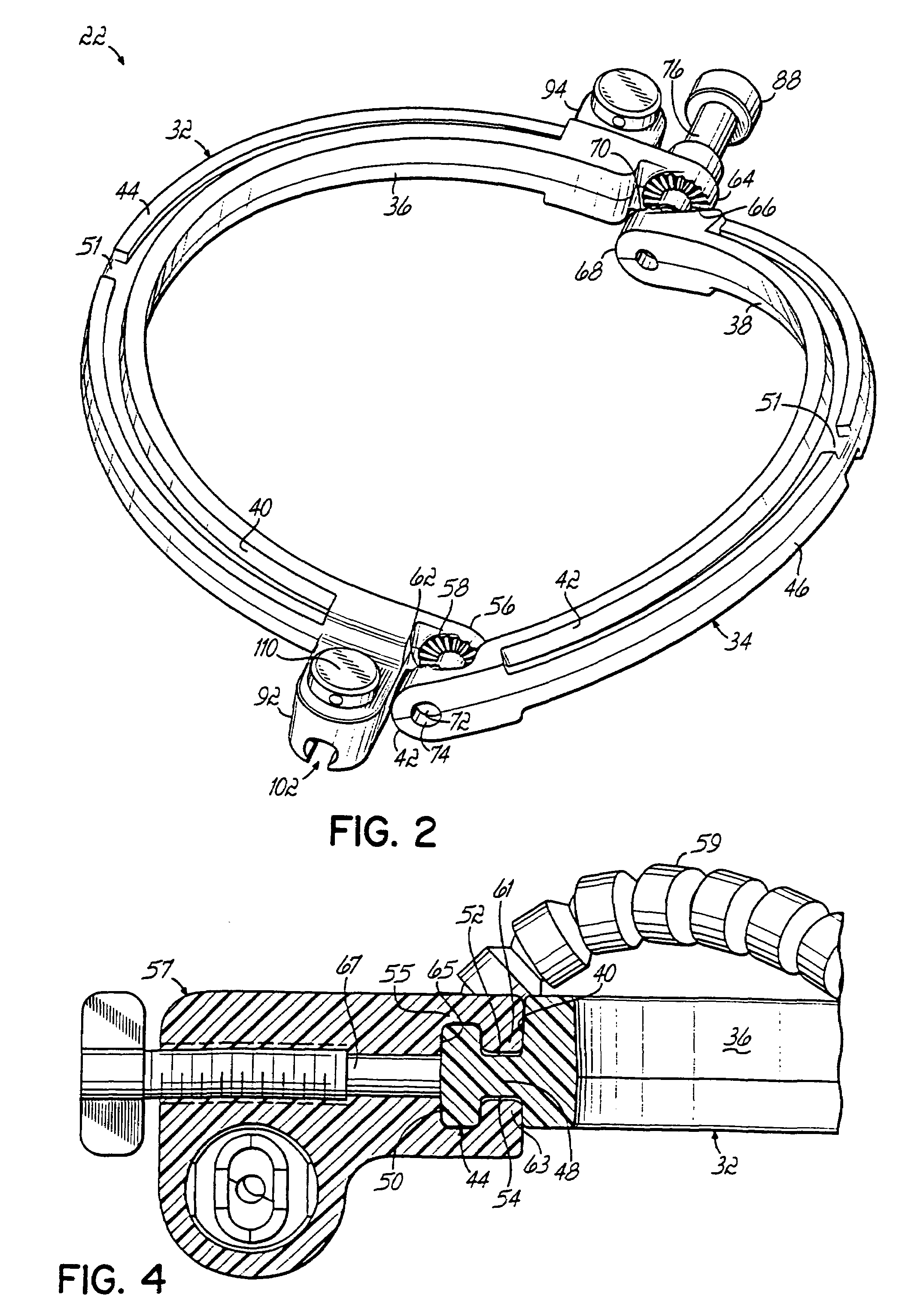 Radiolucent retractor and related components