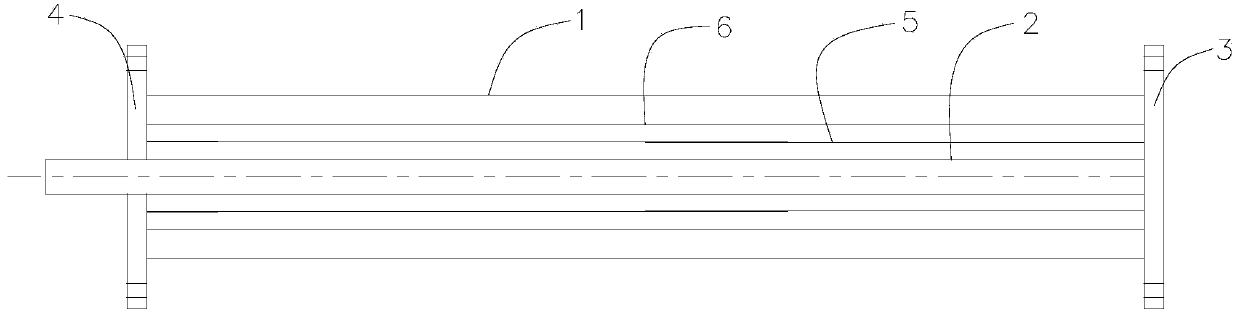 High-voltage bushing for 35KV transmission