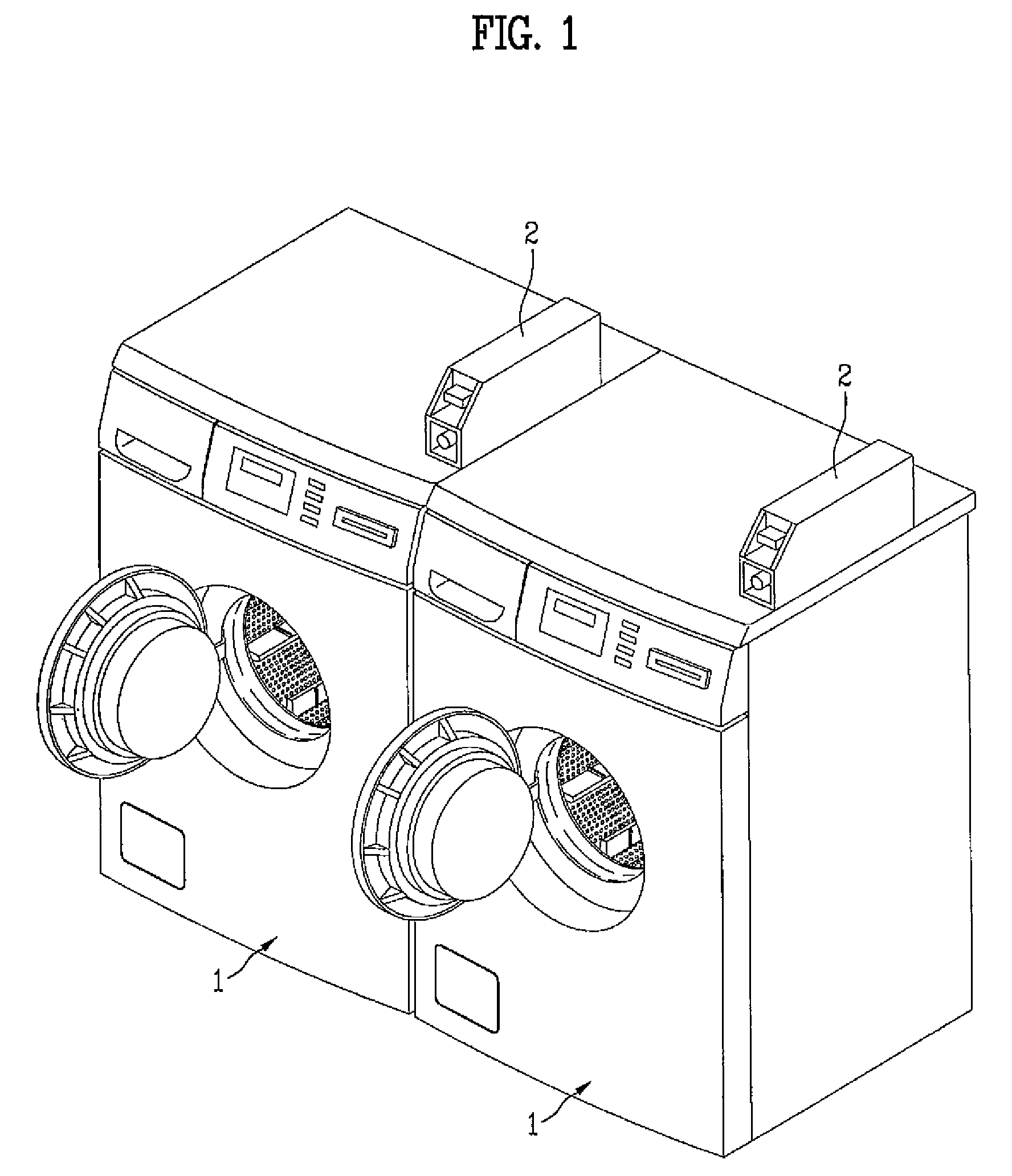 Commercial laundry system and method for controlling the same