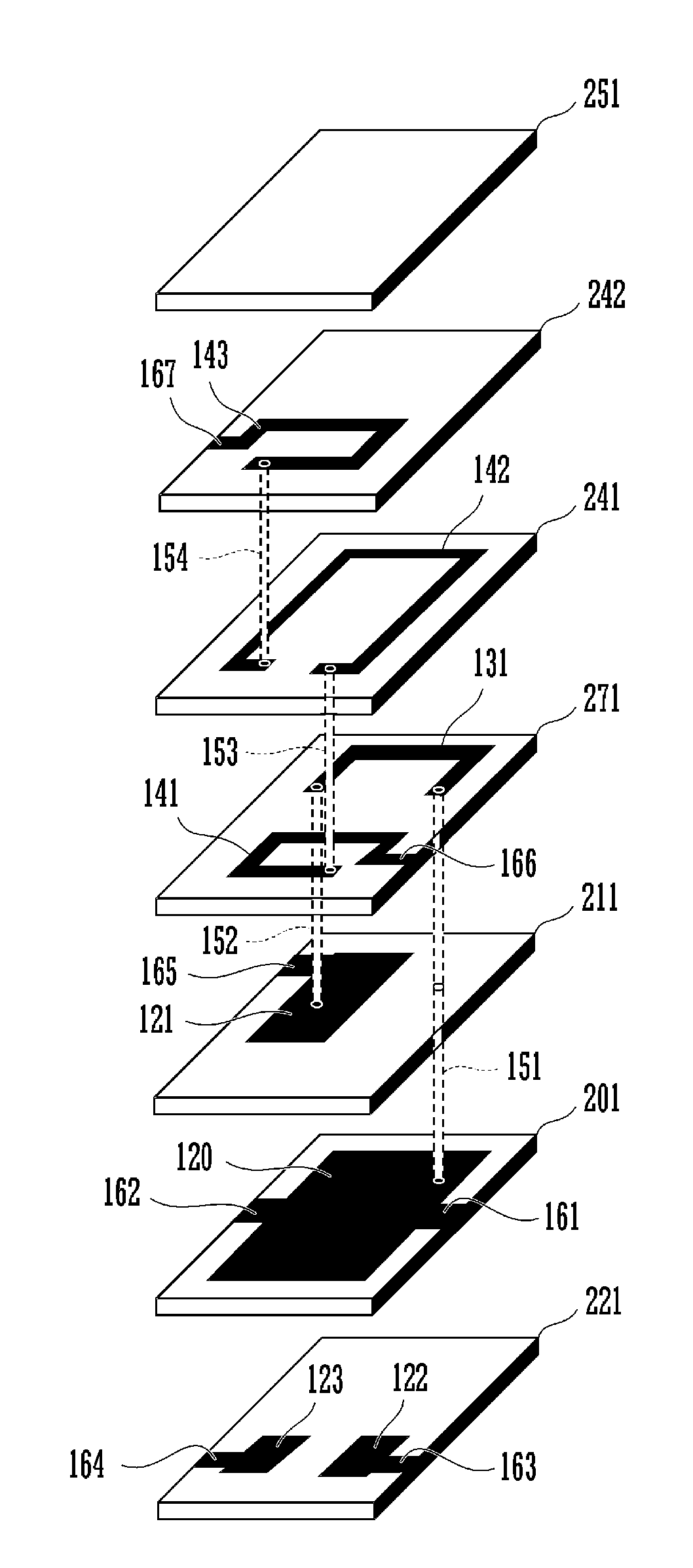 Laminated balance filter