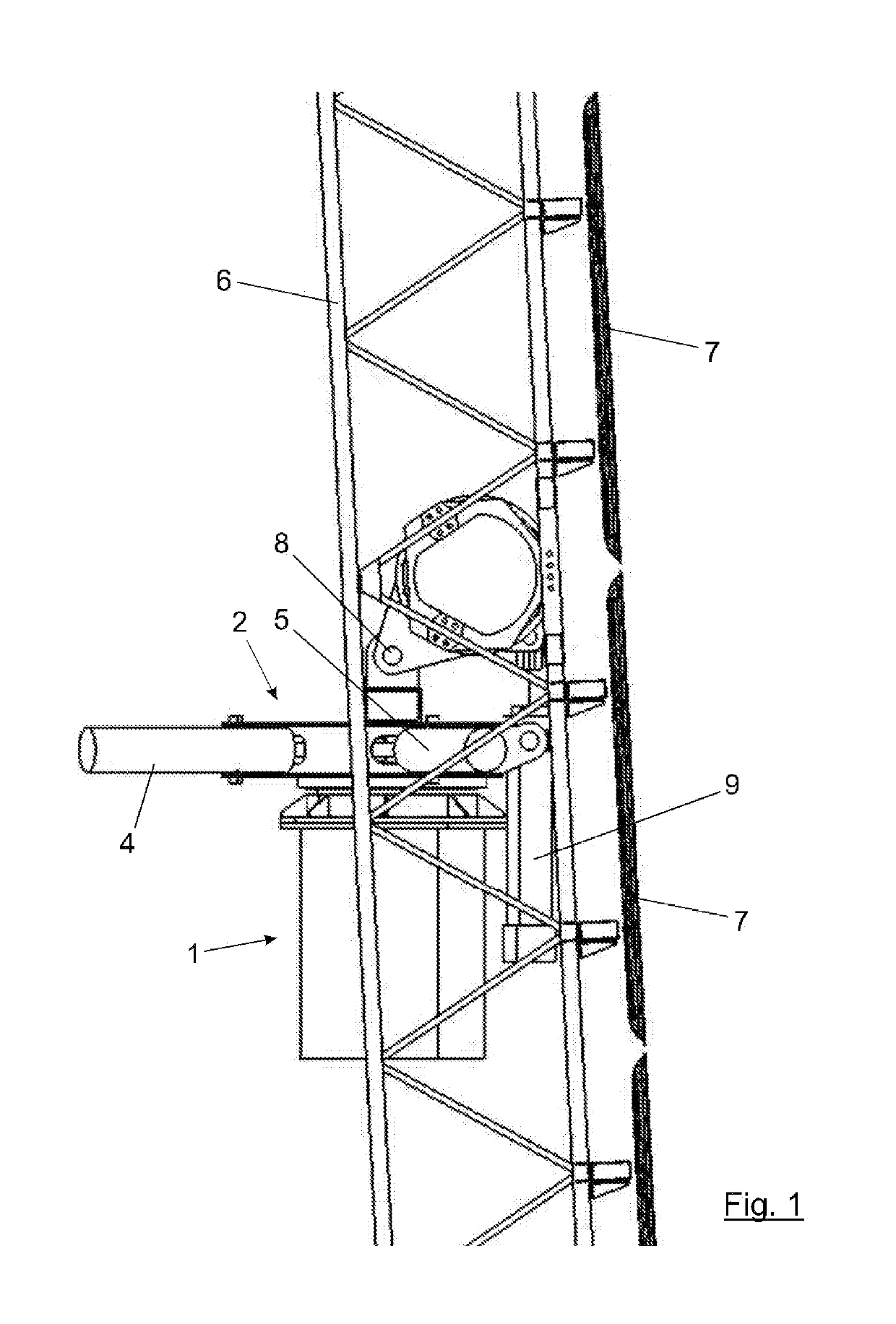 Azimuthal rotation mechanism for solar trackers