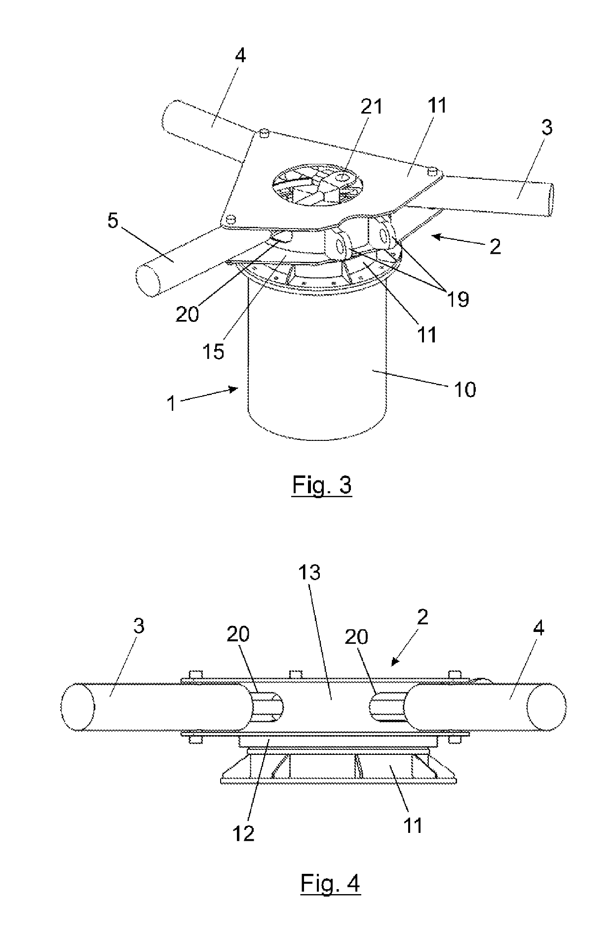 Azimuthal rotation mechanism for solar trackers