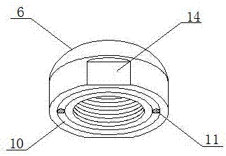 Rust-proof metal door plank fastener