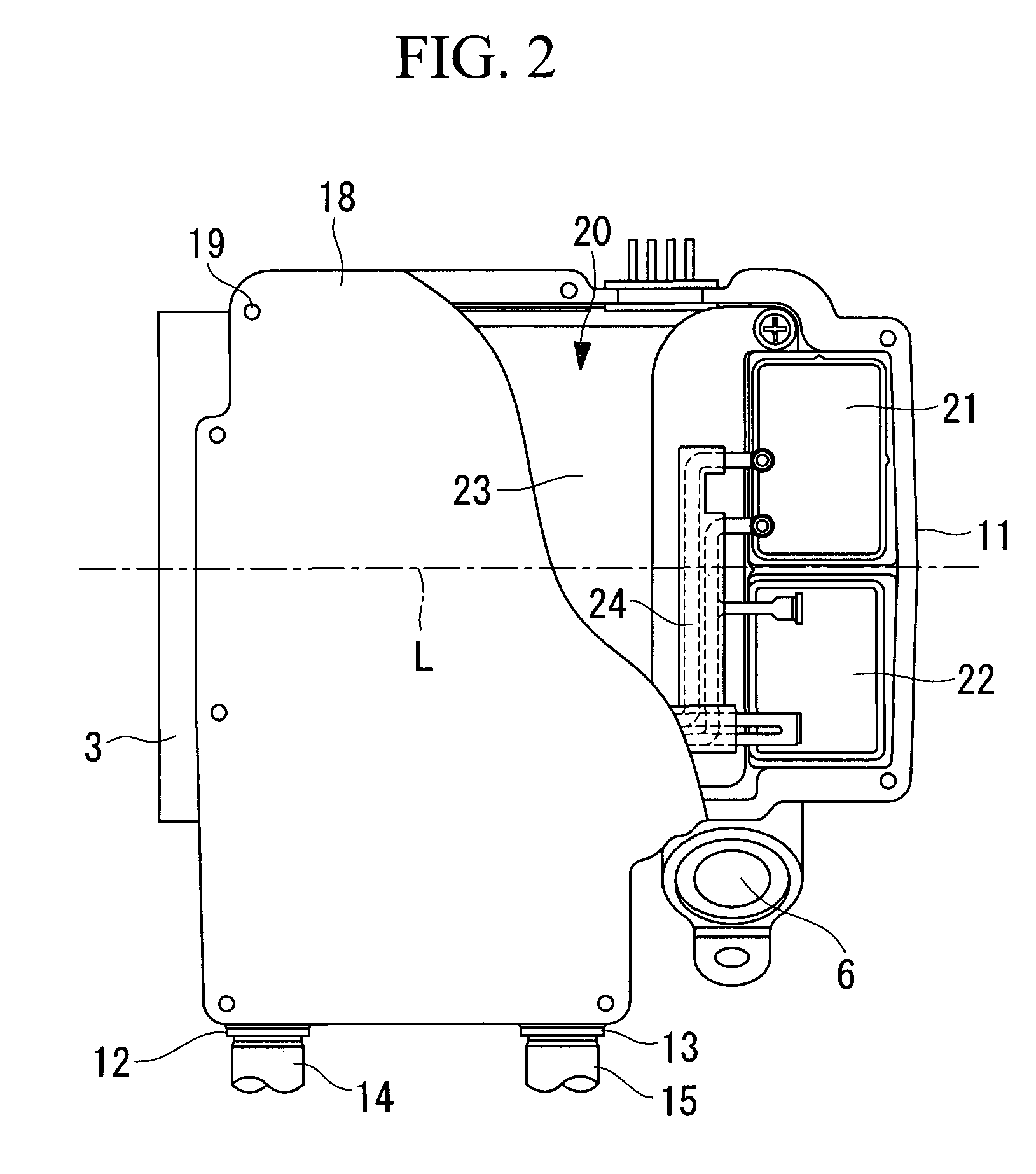 Inverter-integrated electric compressor