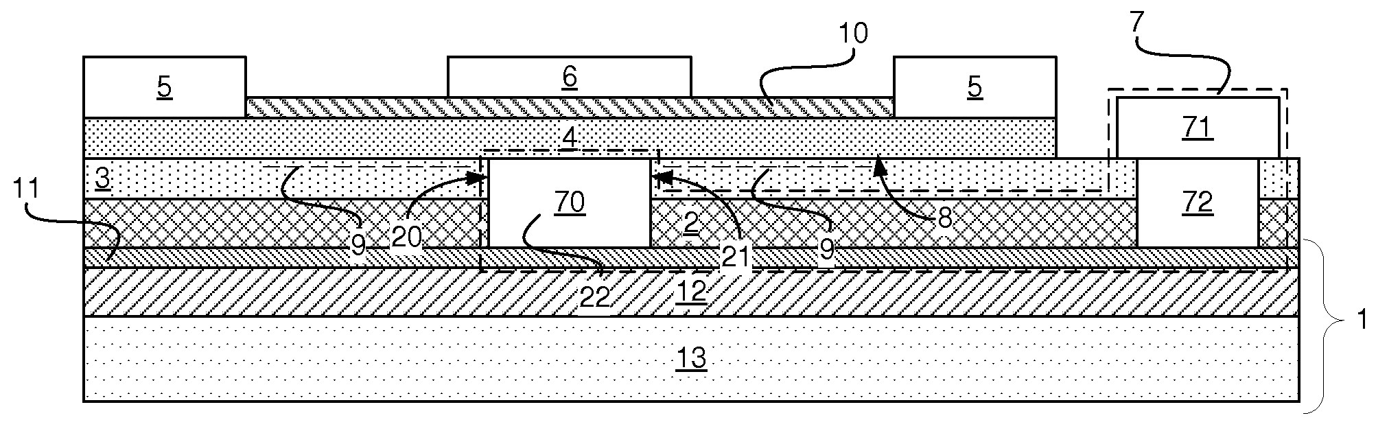 Hetero-structure field effect transistor, integrated circuit including a hetero-structure field effect transistor and method for manufacturing a hetero-structure field effect transistor