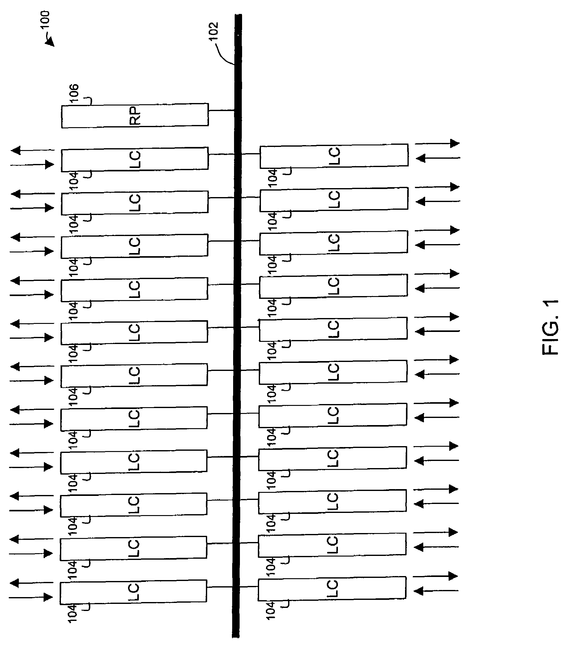 Scalable MPLS fast reroute switchover with reduced complexity