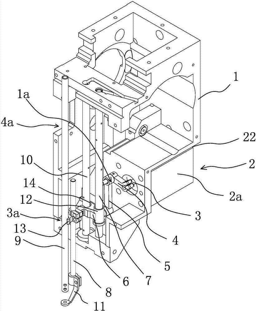 Independent presser foot control mechanism of embroidery machine