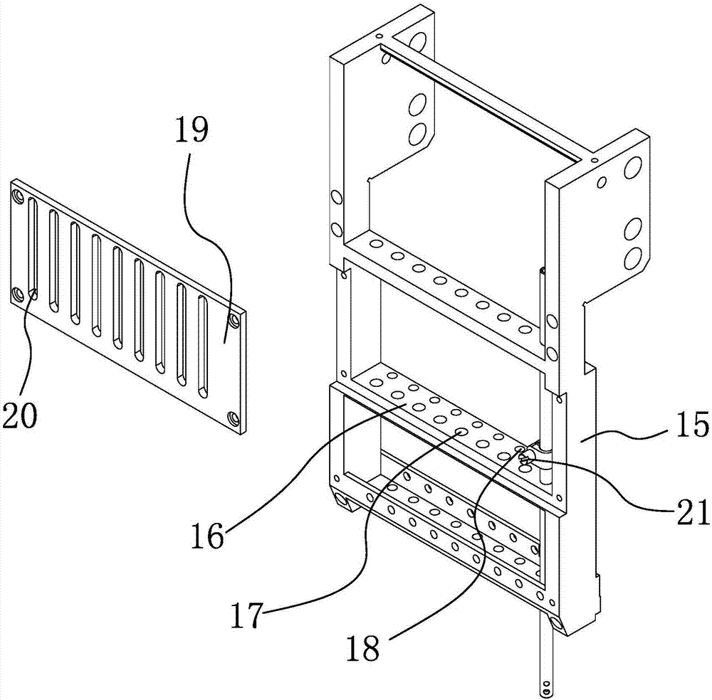 Independent presser foot control mechanism of embroidery machine