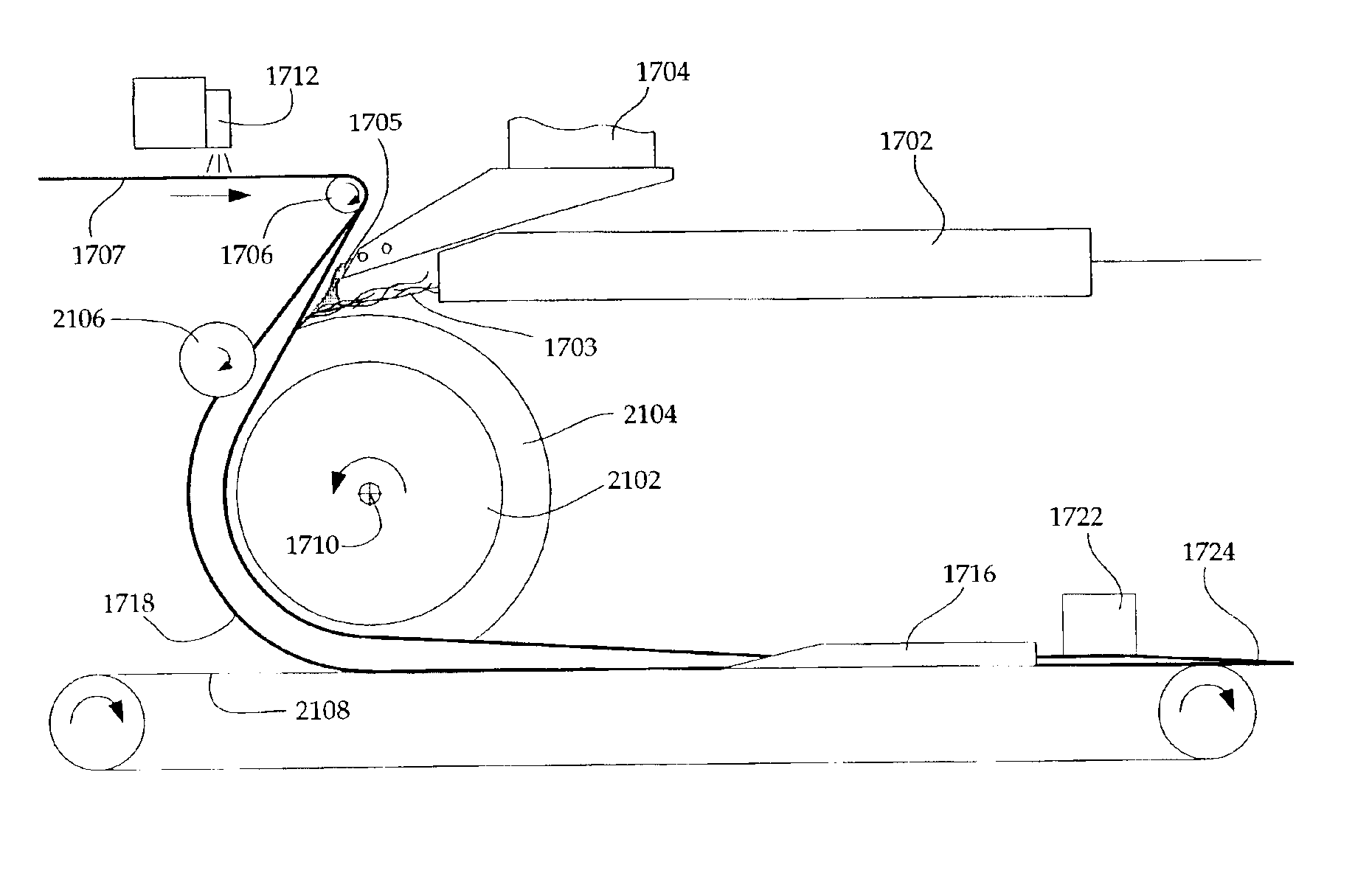 Method and apparatus for forming tow-based absorbent structures with a single casing sheet