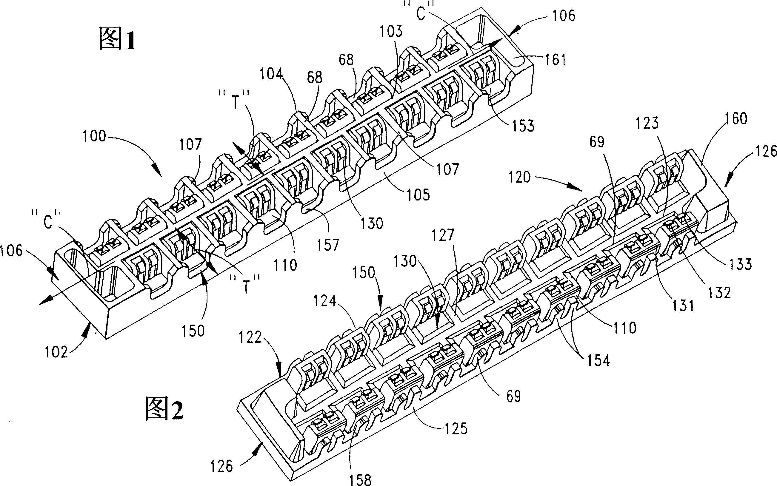 High-speed mezzanine connector