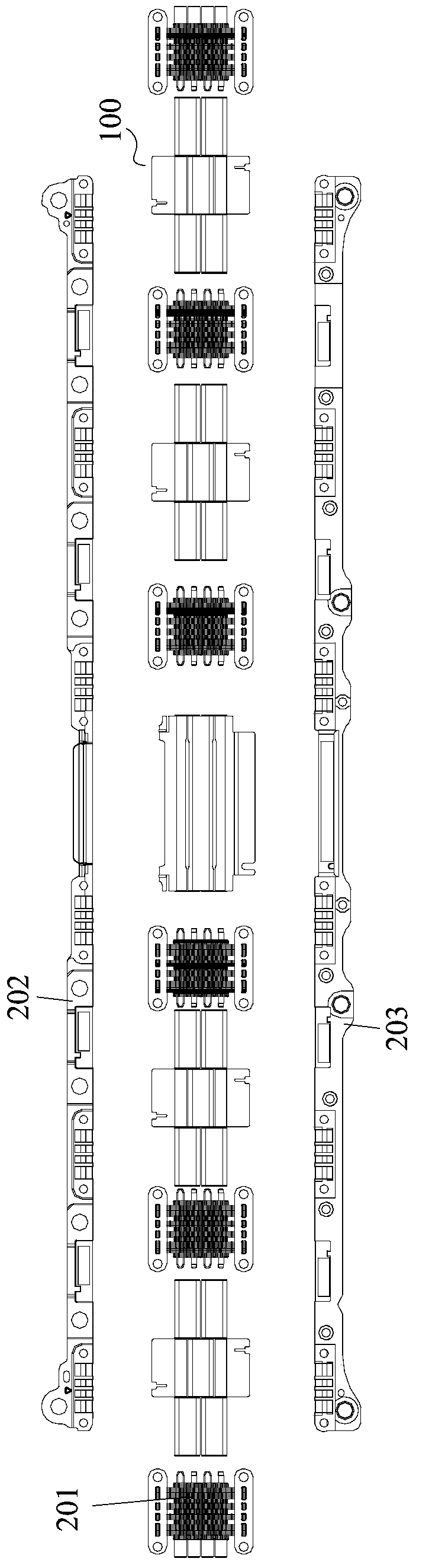 Prosthetic structure for multi-shaft hinge apparatus, multi-shaft hinge apparatus, and folding equipment