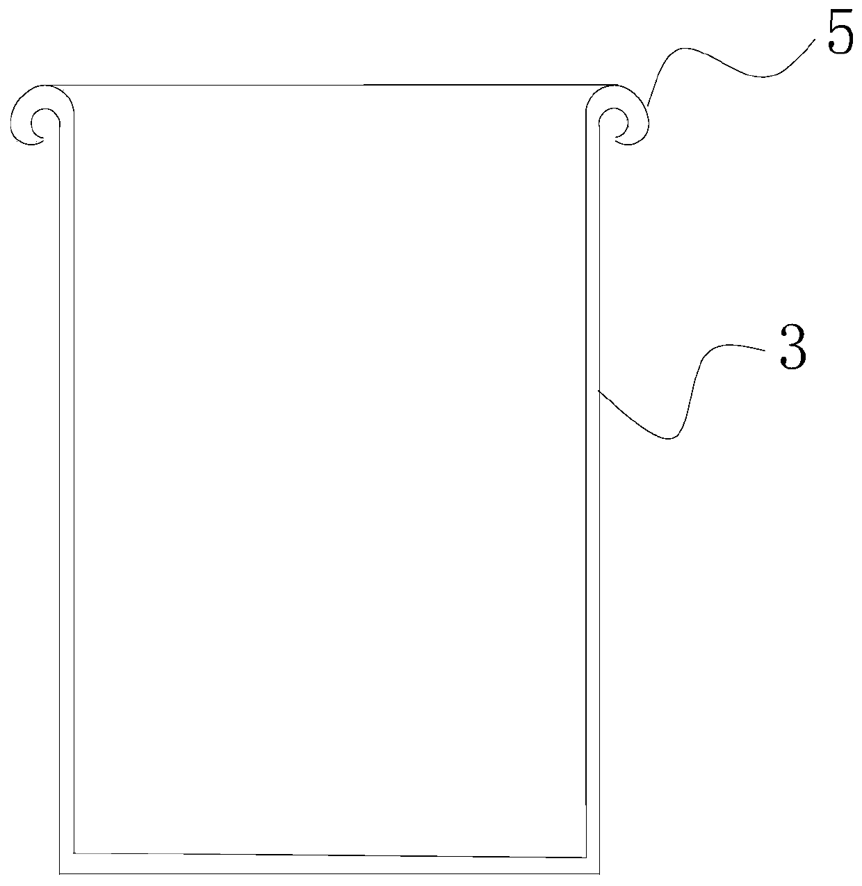 Oil paint packaging container inner sleeve