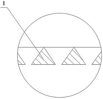 Novel wind chamber enabling wind to enter in a tapered way