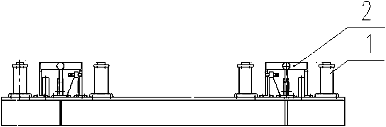 Assembly tooling and method for frame and pedestal body