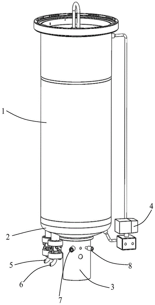 Dye liquor exchange and distribution system and control method of extremely low liquor ratio yarn dyeing machine